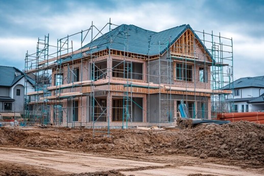 dům při rekonstrukci